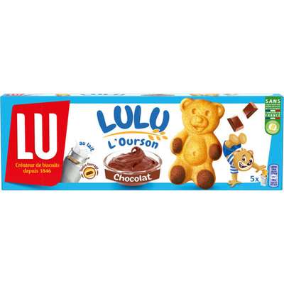 Lulu L'ourson au chocolat, Lu (x 5, 150 g)