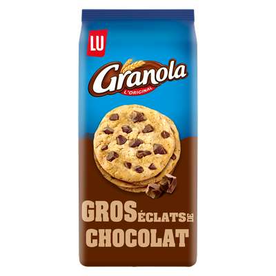 Granola extra cookies gros éclats de chocolat, Lu (184 g)