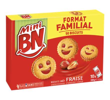 Mini Bn à la fraise  (10 x 350 g)