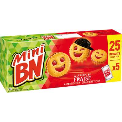 Mini BN à la fraise (175 g)
