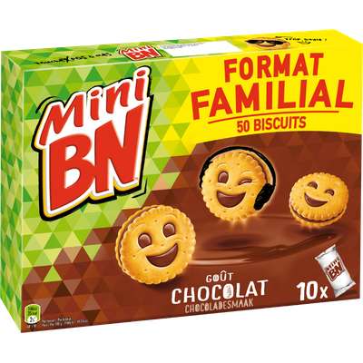 Mini BN au chocolat (x 10 pochons, 350 g)