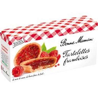 Tartelettes aux framboises, Bonne Maman (135 g)