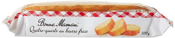 Quatre-quarts au beurre frais, Bonne Maman (500 g)