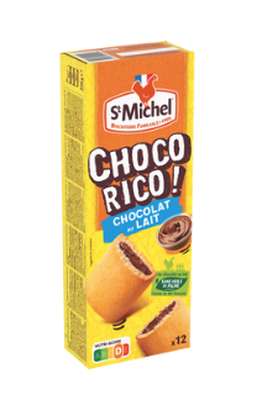 Biscuit chocorico chocolat au lait, St Michel (x 12, 225 g)