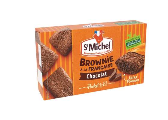 Mini brownie chocolat, St Michel (x 8, 240g)