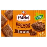 Mini brownie chocolat, St Michel (x 8, 240 g)