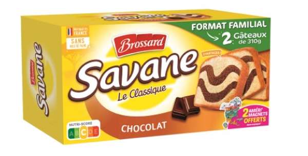 Savane chocolat bipack, Brossard (620 g)