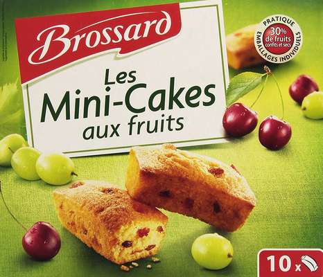 Mini cake aux fruits, Brossard (x 10, 300 g)
