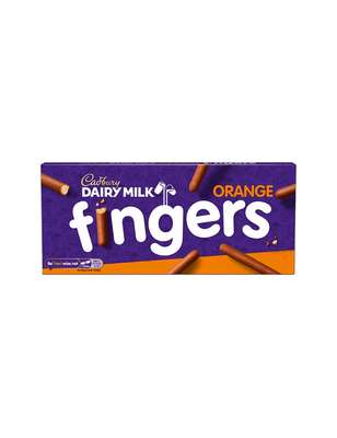 Finger chocolat au lait saveur orange, Cadbury (114 g)