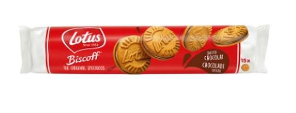 Spéculoos fourrés crème saveur chocolat, Lotus (150 g)
