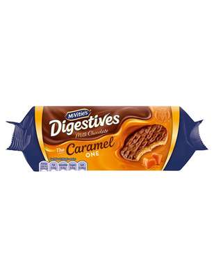 Biscuits Digestives au caramel et chocolat au lait, Mc Vitie's (250 g)