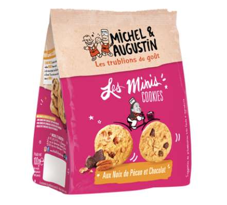 Mini cookies pécan et chocolat, Michel & Augustin  (100 g)