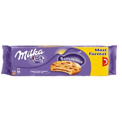 Biscuits coeur choco fondant sensation, Milka (312 g)