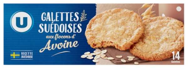 Galettes suédoises nature, U (100 g)