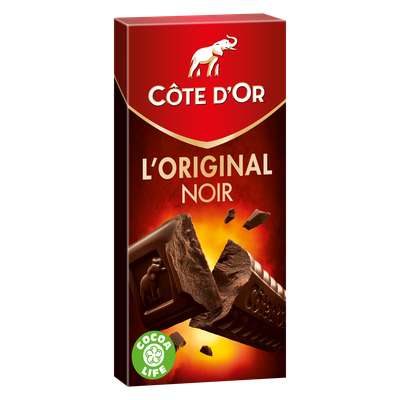 Chocolat noir L'original, Côte d'Or (200 g)