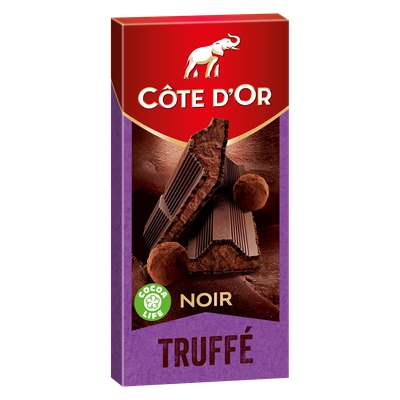 Chocolat noir truffé, Côte d'Or (190 g)