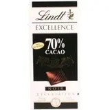 Chocolat Excellence Noir Intense 70%, Lindt (100 g)