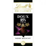 Chocolat noir excellence noir 85% doux, Lindt (100 g)