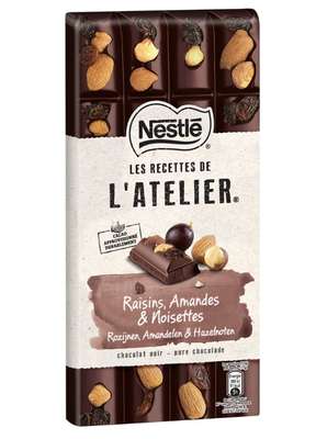 Chocolat noir raisins amandes noisettes, Les recettes de l'atelier Nestlé (170 g)