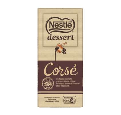 Chocolat noir corsé 64%, Nestlé dessert (200 g)