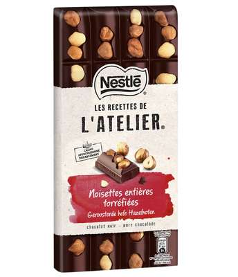 Chocolat noir noisettes, Les recettes de l'atelier Nestlé (170 g)