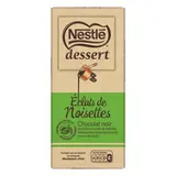 Chocolat noir éclats de noisettes, Nestlé Dessert (170 g)