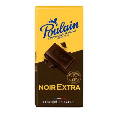 Chocolat noir extra, Poulain (200 g)