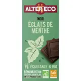 Chocolat noir éclats de menthe BIO, Alter Eco (100 g)