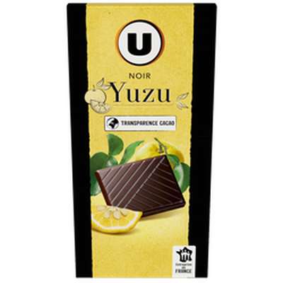 Chocolat noir au yuzu, U (100 g)
