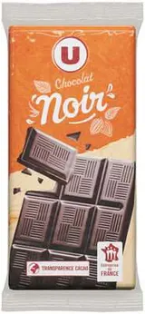 Tablettes de chocolat noir supérieur, U (3 x 100 g)