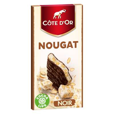 Chocolat fourré au nougat, Côte d'Or (130 g)