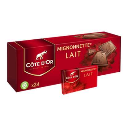 Mignonnettes chocolat au lait, Côte d'Or (24 x 10 g)