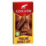 Chocolat au lait fourré au praliné, Côte d'Or (200 g)