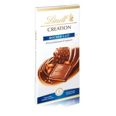 Chocolat au lait rocher, Lindt (150 g)