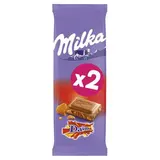 Chocolat au lait et au Daim, Milka LOT DE 2 (2 x 100 g)