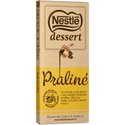 Chocolat praliné à pâtisser, Nestlé dessert (170 g)