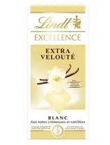 Chocolat blanc velouté arome vanille, Lindt (100 g)