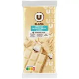 Chocolat blanc aux céréales et coco, U (2 x 100 g)