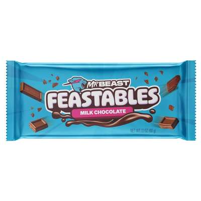 Tablette de chocolat au lait, Feastables  (60 g)