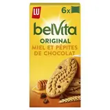 Belvita petit déjeuner miel et pépites de chocolat, Lu (435 g)