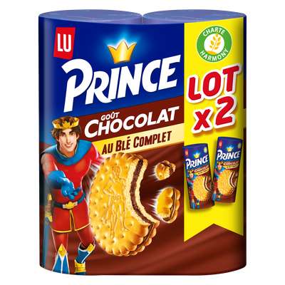 Biscuit Prince au Chocolat, Lu (2 x 300 g)