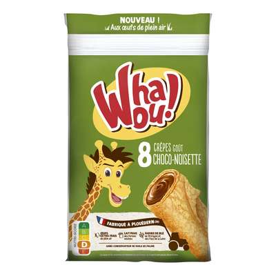 Crêpes Whaou choco-noisettes (x 8, 256 g)
