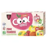Gourdes Cool Fruits - Pomme et framboise BIO, Vitabio (12 x 90 g)