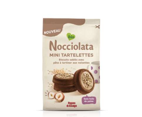 Mini tartelette BIO,  Nocciolata Bianca (250 g)
