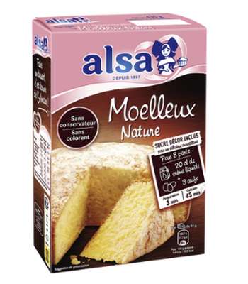 Préparation pour gâteau nature Saveur d'Antan, Alsa (435 g)
