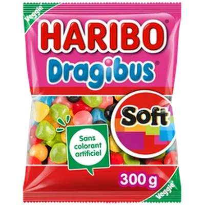 Bonbons dragibus soft, Haribo (300 g)