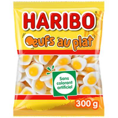 Bonbons Oeufs au plat, Haribo (300 g)