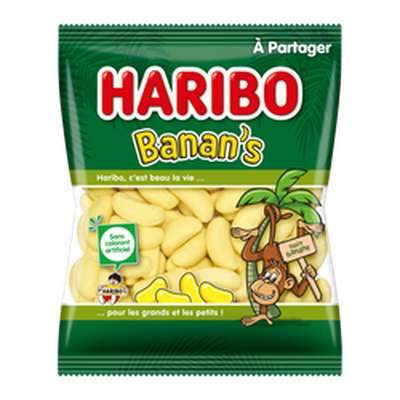 Bonbons banan's, Haribo (300 g)