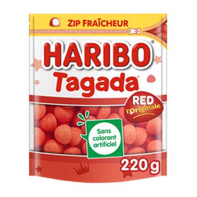 Tagada sachet fraicheur Zip, Haribo (220 g)