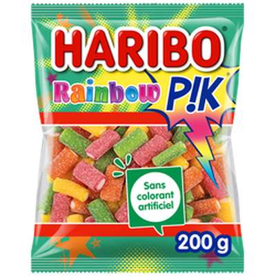 Bonbons Rainbow Pik, Haribo (200 g)